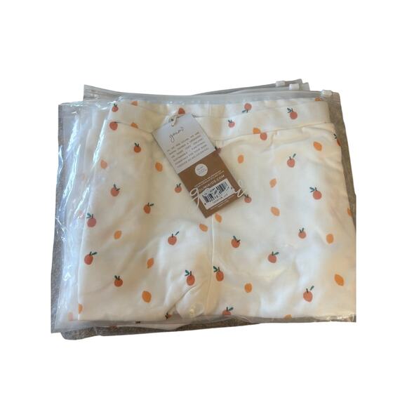 Goumi Viscose from bamboo organic cotton pants 10-12 years NWT citrus - Picture 2 of 2